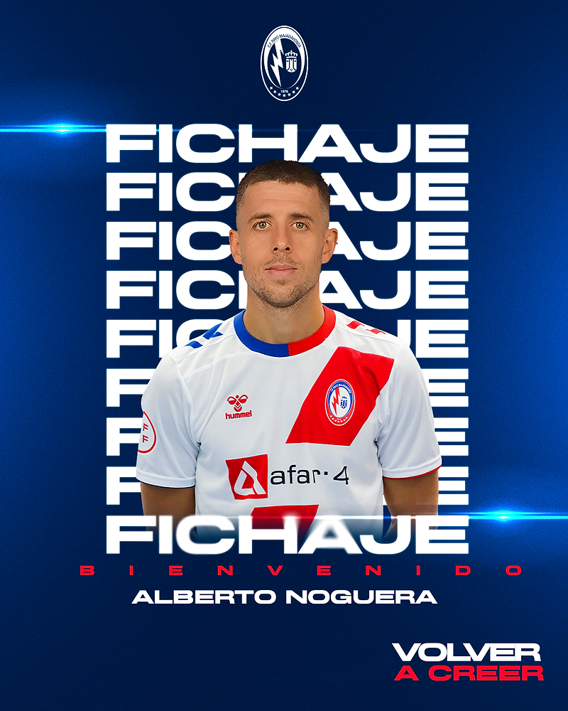 Alberto Noguera se une al CF Rayo Majadahonda para la temporada 2025/2026