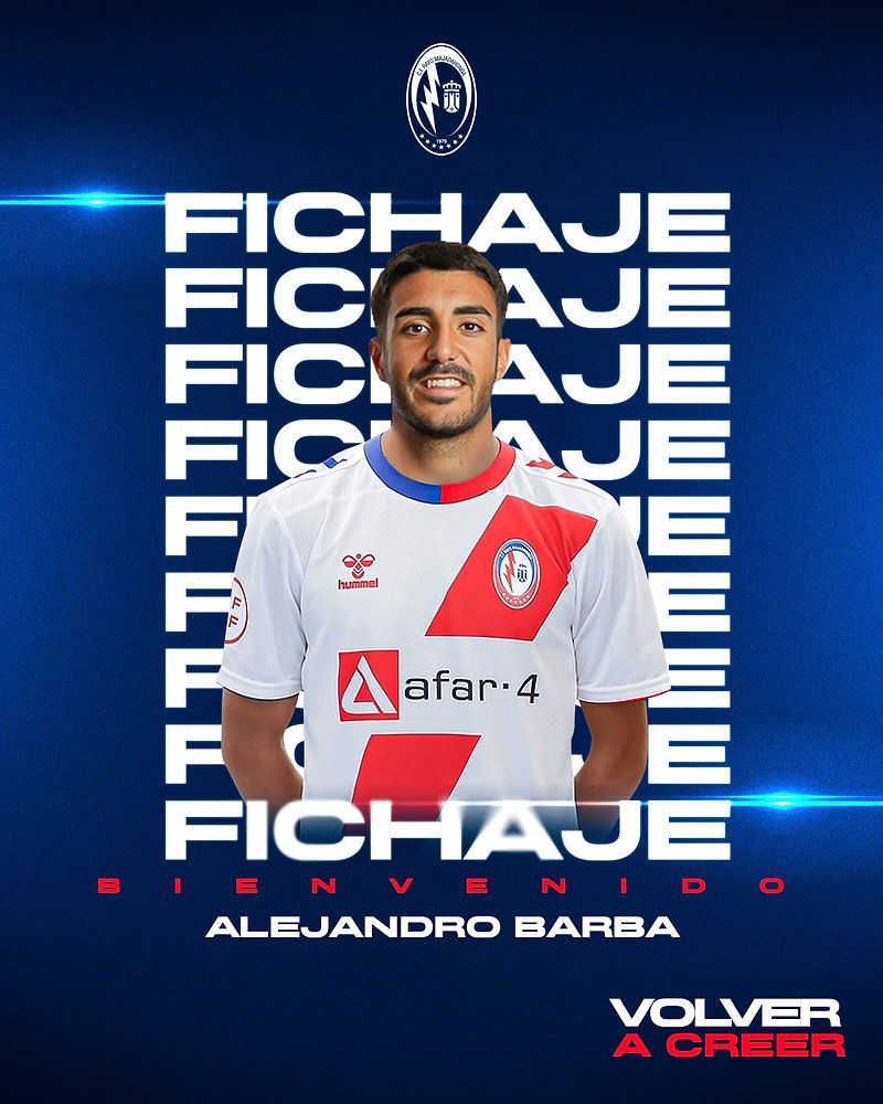 Álex Barba se une al CF Rayo Majadahonda para la temporada 2025/2026