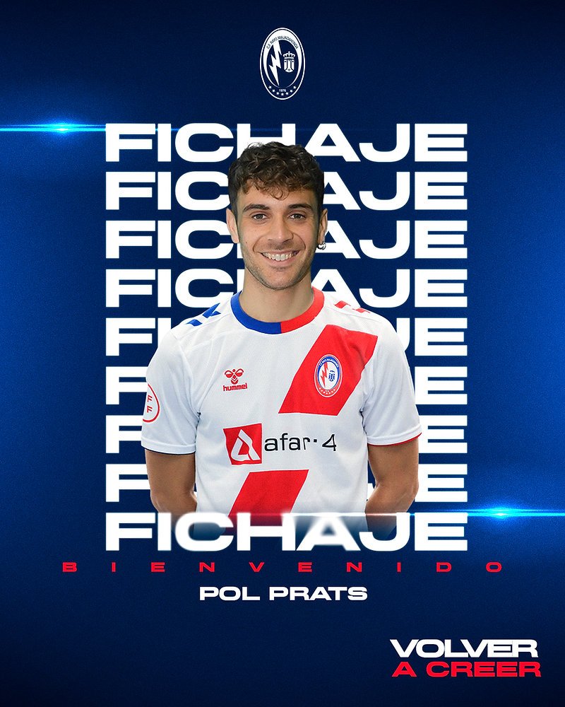 Pol Prats Moragrega se une al Rayo Majadahonda para la temporada 2025/2026.