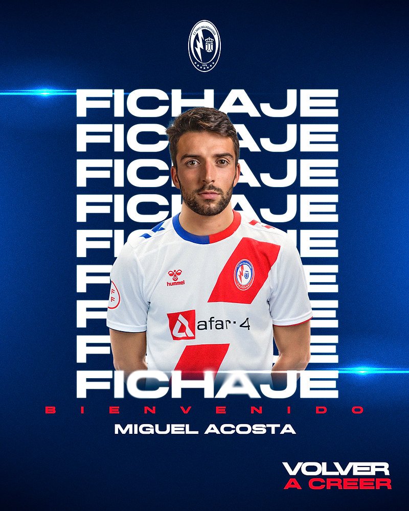 Miguel Acosta, nuevo refuerzo del Rayo Majadahonda.