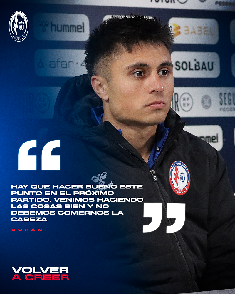 Hay que hacer valer este punto en el próximo partido. Venimos haciendo las cosas bien y no debemos preocuparnos demasiado.