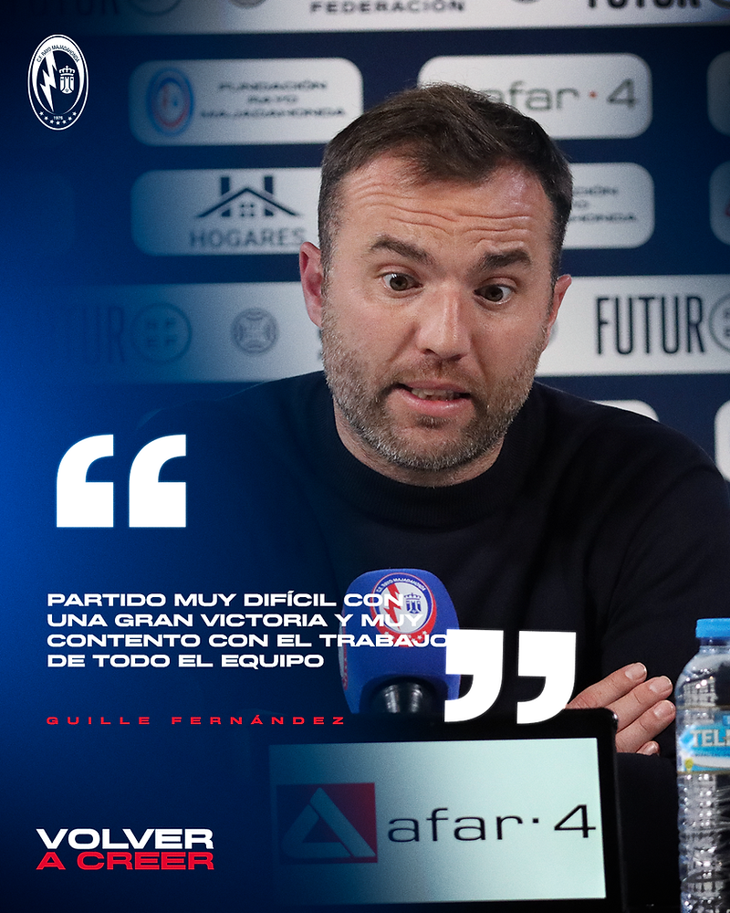 Comparecencia de Guille Fernández tras una gran victoria en un difícil partido, muy contento con el trabajo del equipo.