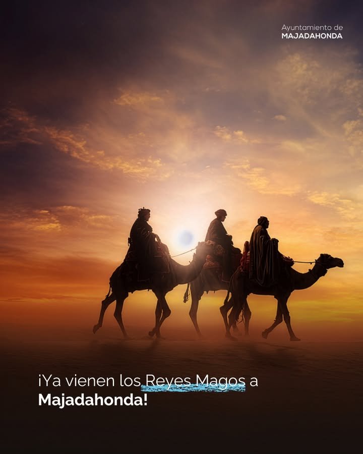 ¡Los Reyes Magos llegan a Majadahonda con su espectacular desfile el 5 de enero a las 18h! 🌟👑🎉🍬🎶♿️🔇