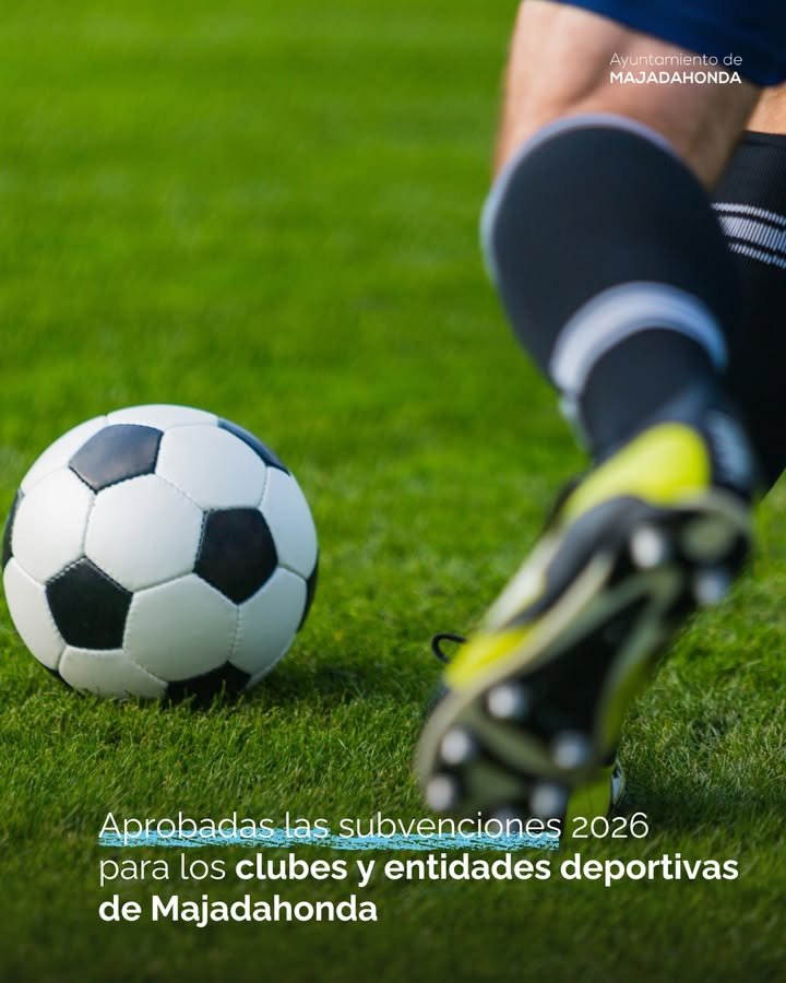 El Ayuntamiento de Majadahonda aumenta un 22% las subvenciones a clubes y entidades deportivas hasta 110.000 euros. Plazo de solicitud tras publicación en BOE.
