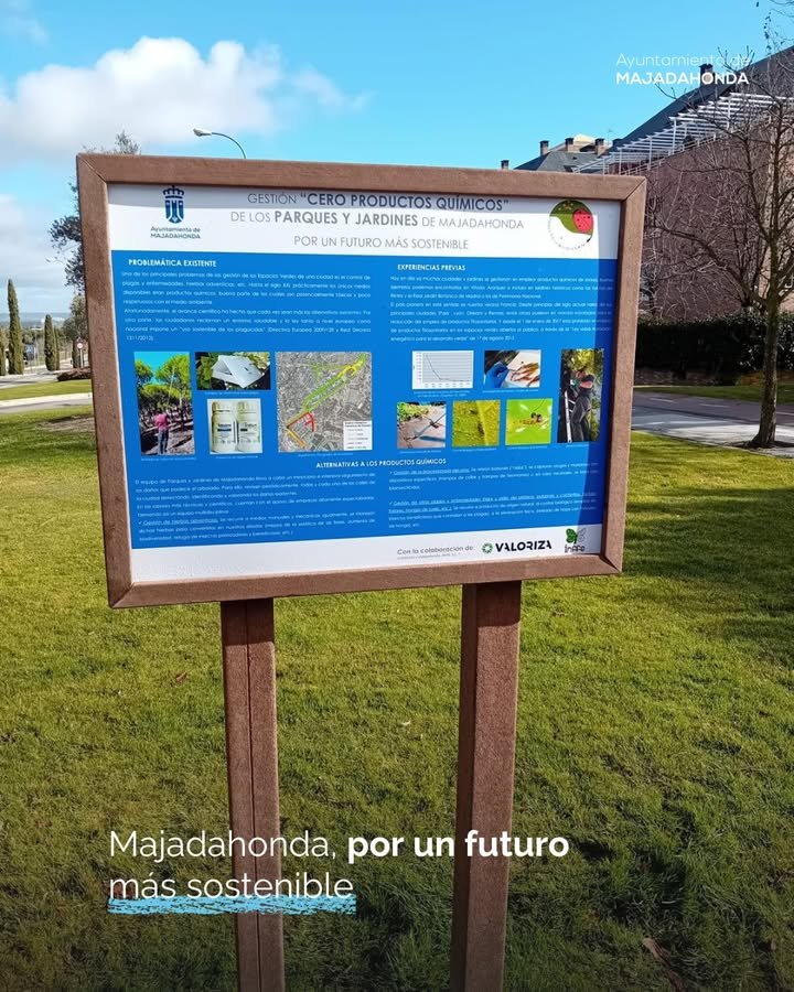 Majadahonda adopta jardinería urbana sostenible, eliminando productos químicos. ¡Salud y biodiversidad en sus parques! 🌿🪲☀️ #MedioAmbiente