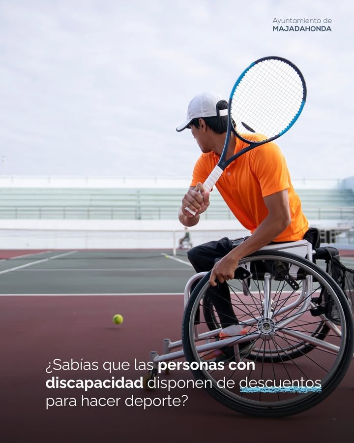 Descuentos en centros deportivos para personas con discapacidad en Majadahonda 🏋️‍♂️
Beneficios en #FORUSLasRejas (20%) y GOfit #Majadahonda (25%) con concesión municipal. Infórmate de más descuentos y cuotas para una vida más saludable. ¡Haz deporte! 🏋️‍♂️🏋️‍♀️🤸‍♂️🤸‍♀️🏊‍♂️🏊‍♀️🚴‍♂️🚴‍♀️🏃‍♂️🏃‍♀️🧘‍♂️🧘‍♀️