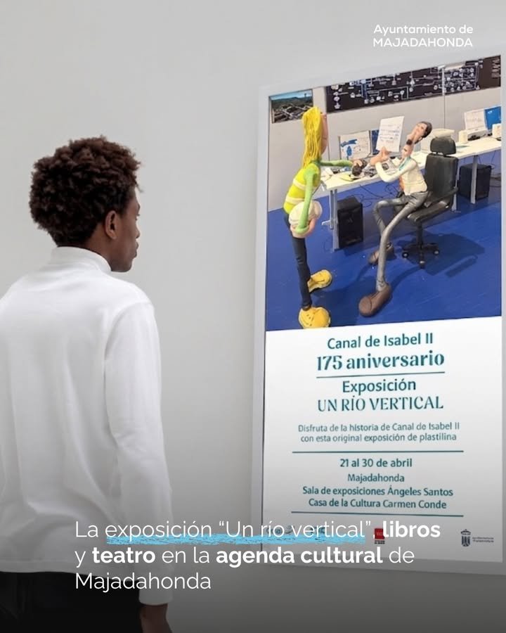 Majadahonda conmemora el 175º aniversario de Canal de Isabel II con la exposición «Un río vertical» en la Casa de la Cultura. La alcaldesa Lola Moreno y el consejero delegado de Canal, Mariano González, serán los encargados de inaugurarla el martes 21 de abril.