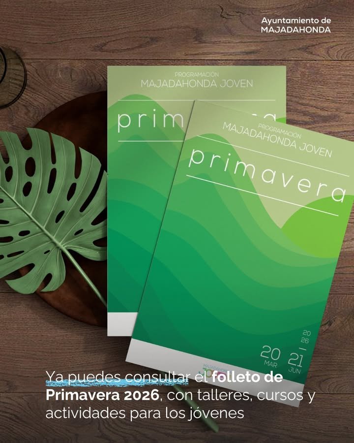 🌿🌸Primavera llena de formación, cultura y ocio para jóvenes en Majadahonda 🌸🌿 – Programación con talleres, cursos y actividades hasta el verano y descuentos especiales.