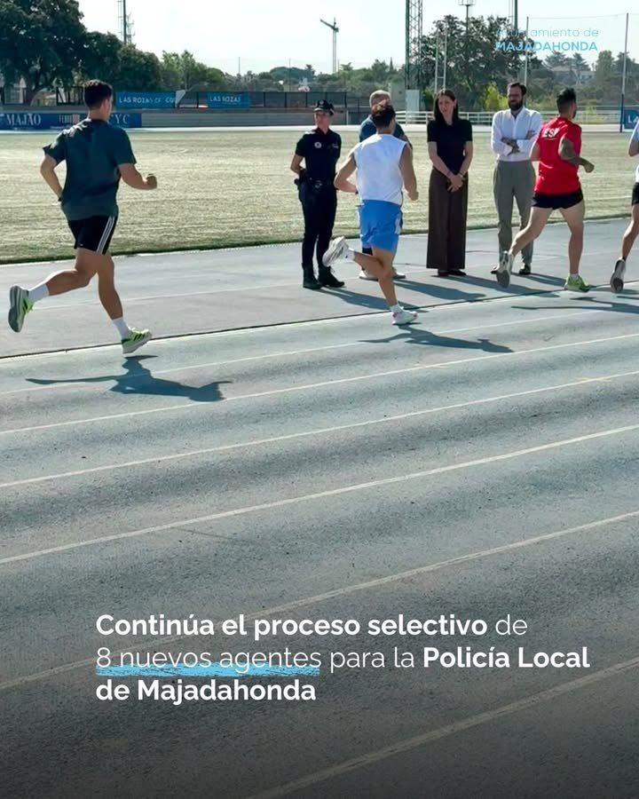 Continúa el proceso selectivo para incorporar a 8 nuevos policías locales en Majadahonda