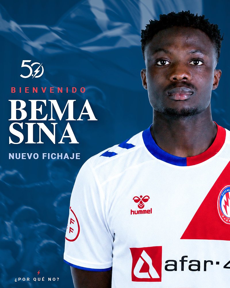 Majadahonda da la bienvenida a Bema Sina como nuevo refuerzo del CF Rayo Majadahonda