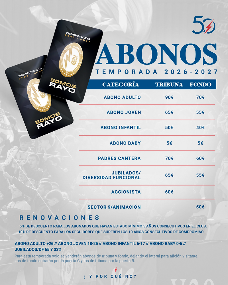 Majadahonda se prepara para la nueva campaña de abonados del CF Rayo con el lema «¿Y por qué no?»