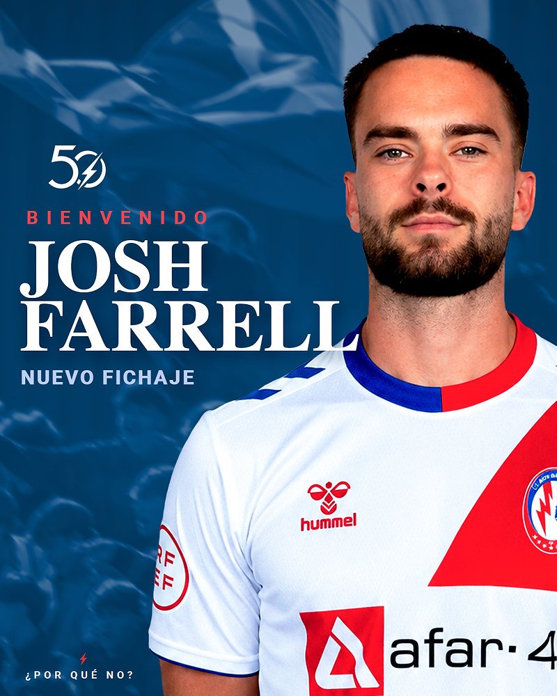 Majadahonda se refuerza con la llegada del delantero Josh Farrell al CF Rayo Majadahonda