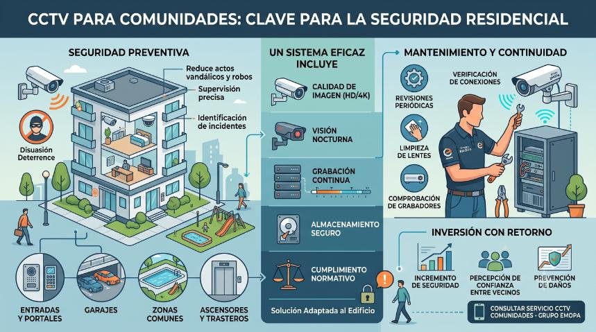 cctv para comunidades: por qué es clave para la seguridad residencial