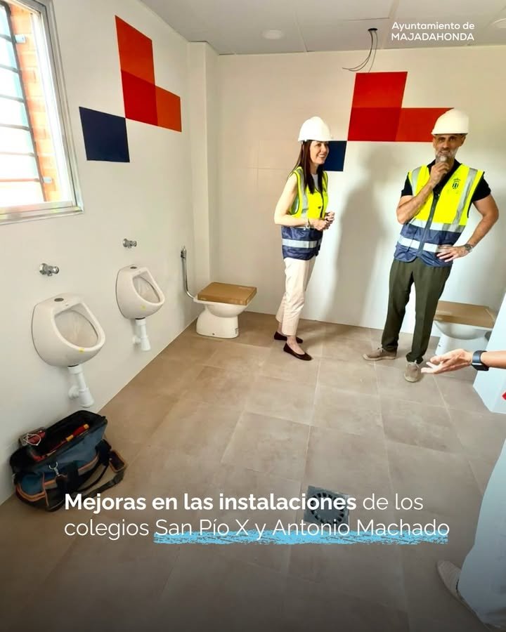 El Ayuntamiento de Majadahonda mejora infraestructuras en colegios durante las vacaciones escolares
