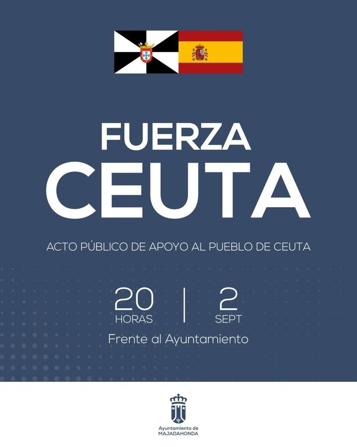 Majadahonda se une a la conmemoración del Día de Ceuta en apoyo a su pueblo