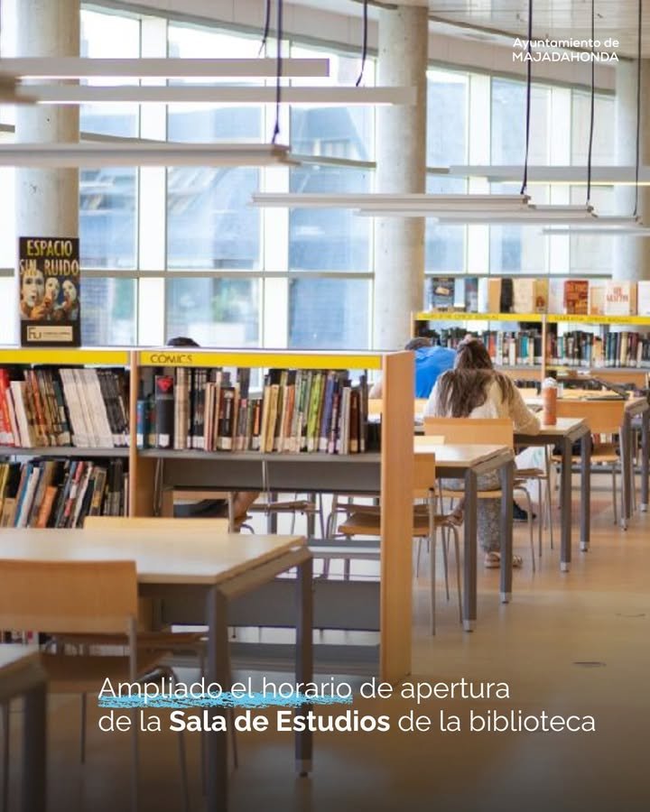 La Biblioteca Municipal «Francisco Umbral» amplía su horario de estudio los fines de semana