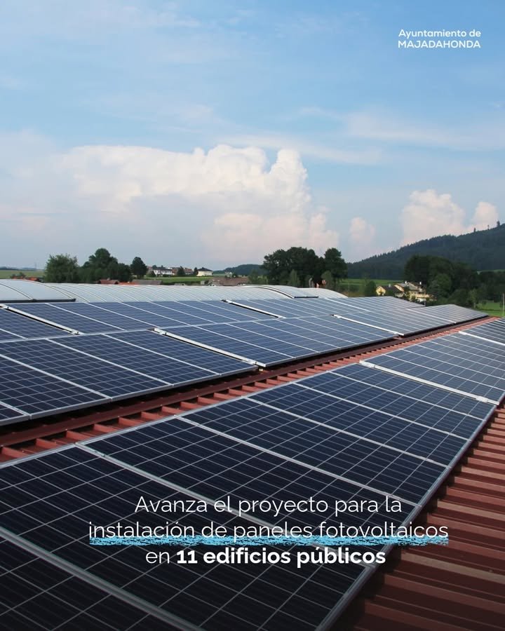 La Junta de Gobierno de Majadahonda aprueba la instalación de paneles solares en 11 edificios municipales