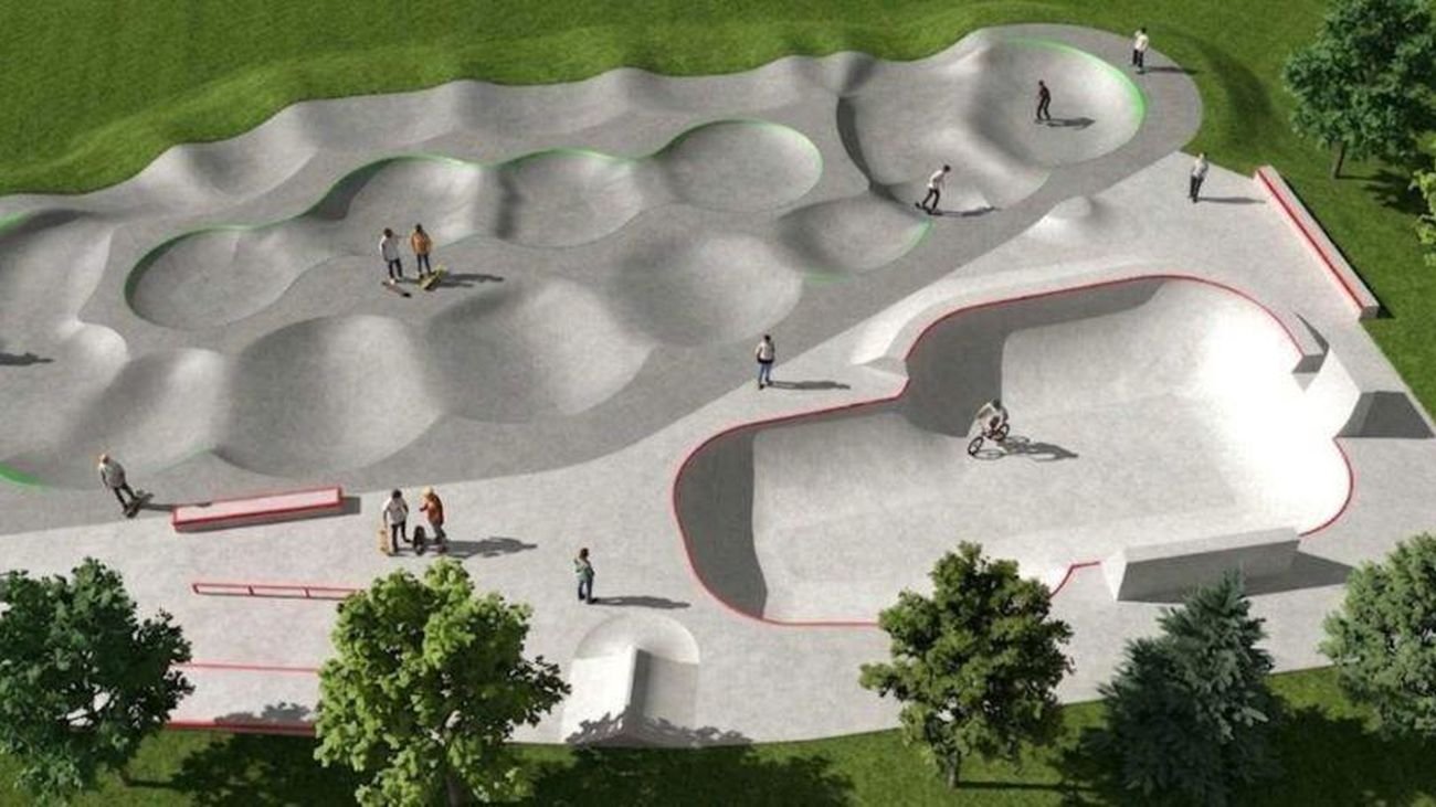 Majadahonda contará con un nuevo skatepark y pumptrack en una parcela de 5.500 m2