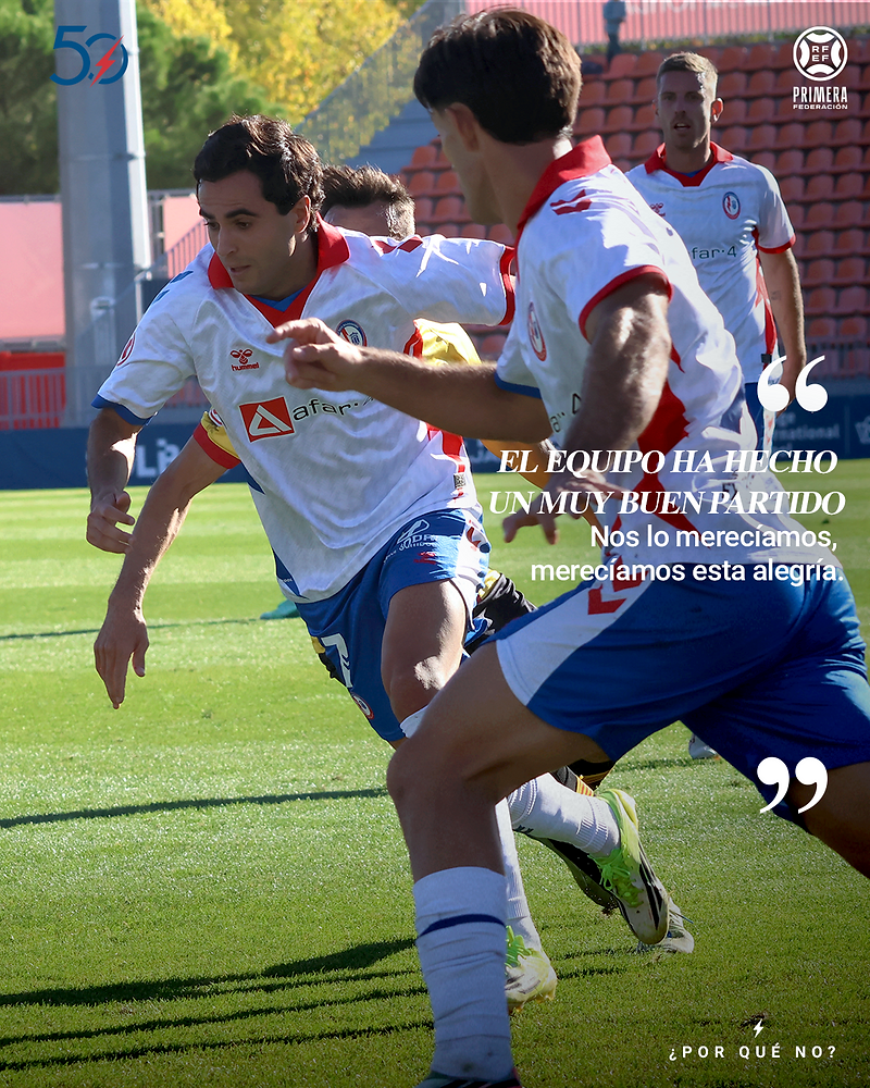 Majadahonda se llena de alegría tras el gran partido del Rayo, afirma Gonzalo Calçada