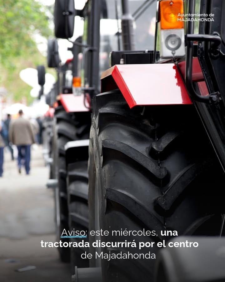 Majadahonda se prepara para la tractorada que atravesará el municipio hacia Madrid